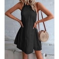 thumbnail image 6 of Swimsuit Cover Up for Women Crochet Hollow Out Summer Dresses for Women Black XL, 6 of 9