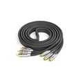 thumbnail image 5 of 3pcs RCA Extension Cable RCA Stereo Video Extension Cable,RCA Male to Female Connectors for Home Theater HiFi Systems, 5 of 9
