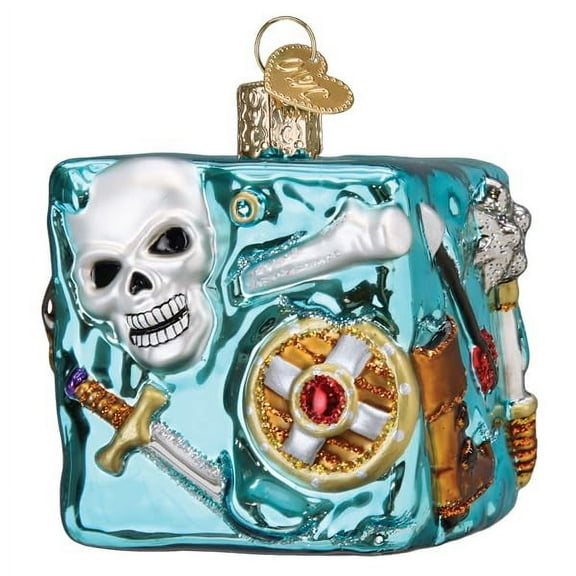 Old World Christmas Dungeons & Dragons Gelatinous Cube Glass Blown Ornament for Christmas Tree
