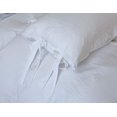 thumbnail image 4 of Solid Color White Quilt Cover Duvet Cover Set, Strap Design, Twin Size, 4 of 6