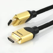 Blackweb 6ft HDMI Cable, 4K Movies and Games, Black Wire, HDTVs, DVD/Blu-ray Streaming Box 1-Piece