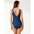 thumbnail image 4 of Tommy Bahama PALM MODERN Plunge V-Neck One-Piece Swimsuit, US 14, 4 of 4