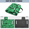 thumbnail image 6 of Xixirimido Quilted Golf Cart Seat Blanket Portable Heavy Duty Golf Cart Seat Cover Towel with Carry Handle for EZGO Yamaha Club Car & More Foldable, Golfer Golf Balls Green, 6 of 8