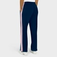 thumbnail image 5 of Women's WEAR by Erin Andrews Navy Houston Texans Color-Block Straight Leg Pants, 5 of 5