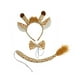 thumbnail image 3 of Conjunto de diadema con orejas de jirafa, pajarita y cola para disfraz, accesorios de cosplay para adultos y niños. Sin guantes, 3 of 9