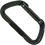 Omega Pacific Lite D Black Carabiner