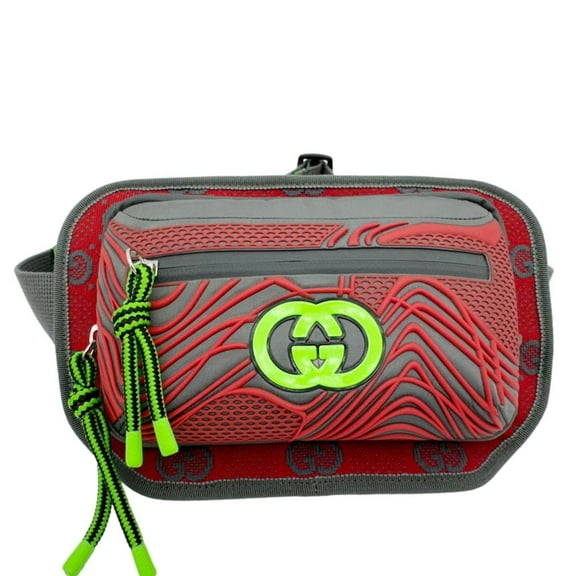 Pre-Owned Gucci Nylon Belt Bag Multicolor