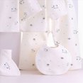 thumbnail image 5 of CAUYDYNewborn Baby Gift Set, 7-Piece Cotton Baby Clothes Gift Box for 0-3 Months , Baby Shower Welcome Gift0-3 ML101-Light Blue,6-12 M), 5 of 6