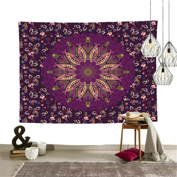 Home Decor Datura Flowers Tapestry Wall Hanging Blanket Outdoor Picnic Beach Blanket 59 1x51 2 Inch Walmart Com Walmart Com