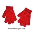 thumbnail image 3 of Sonducket 1 par de guantes para niños, guantes delicados para niños, prácticos, prácticos, para niños y niñas, accesorios de ropa para ropa de guantes y mitones Rojo Sonducket AP009501-02B, 3 of 6