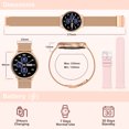 thumbnail image 5 of ZKCREATION Smart Watch Call Receive/Dial Watches for Women Men, Waterproof Smartwatch for Android iOS iPhone Phones with Text and Call,Gold, 5 of 5