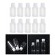 thumbnail image 2 of 10 botellas de plástico vacías de 50 ml para muestras, frascos, viales con tapa para emulsión de gel de ducha y agua emoliente., 2 of 8