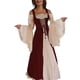 thumbnail image 2 of Disfraz Medieval Renacentista para Mujer, Cosplay Sobre Vestido Vino Tinto L, 2 of 8