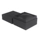 thumbnail image 1 of Caja de almacenamiento de reloj Hugo Negro de una sola ranura, 1 of 10
