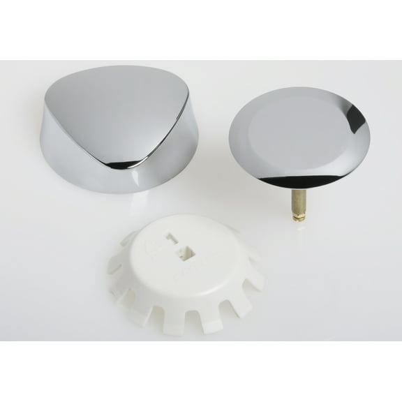 Geberit 151.550 Turncontrol Overflow Drain Trim Kit - Chrome