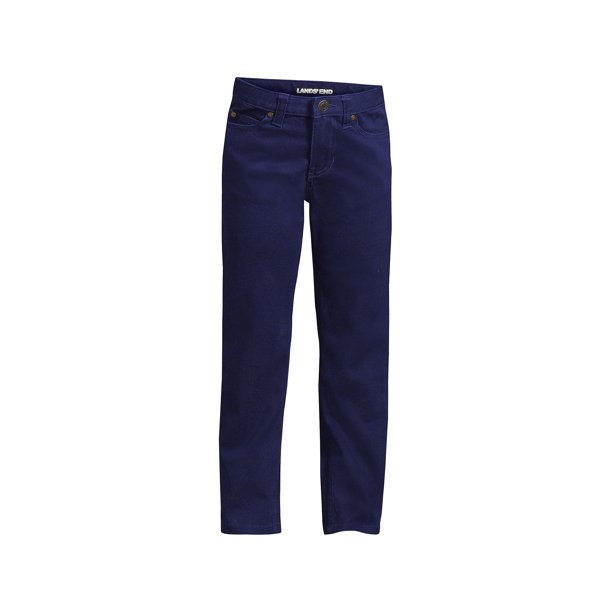 Lands' End Boys Iron Knee Stretch 5 Pocket Pants