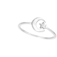 thumbnail image 4 of Adjustable Open Crescent Moon Star Ring .925 Sterling Silver Band Jewelry Female Male Unisex Size 7, 4 of 4