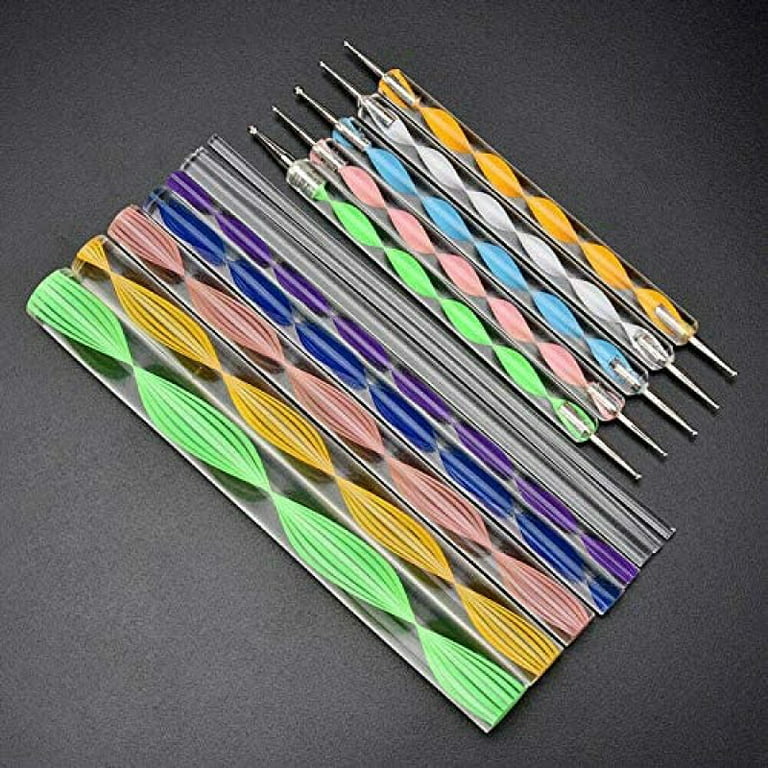 WOSKY 31 pieces mandala dotting tools set - professional supplies tools  kits, include mini easel, paint tray for painting rocks, co