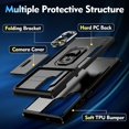 thumbnail image 2 of for Samsung Galaxy S23 Ultra Case with Slide Camera Cover Military Drop Protection Cases Ring Kickstand Magnetic Car Mount Heavy Duty Shockproof Bumper Phone Case for Galaxy S23 Ultra 5G 6.8 Inch, 2 of 14