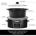 Magnifique 6 Quart Programmable Slow Cooker, Kitchen Appliances