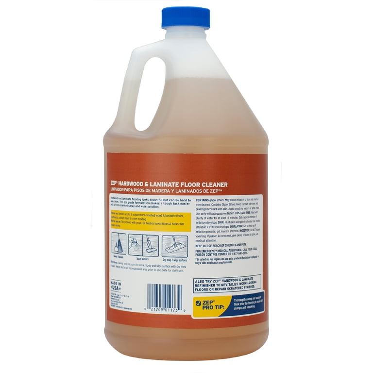 Zep Industrial Hardwood and Laminate Floor Cleaner, 1 Gallon photo 5