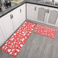 thumbnail image 2 of Red Christmas Deer and Gift Pattern Kitchen Rugs Sets Of 2,Anti Fatigue Kitchen Mat Rugs Non Slip Washable,Decorative Kitchen Floor Mats for Kitchen,Sink,Laundry,17"x30"+17"x47", 2 of 7