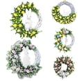 thumbnail image 3 of CSChome Easter Wreath Easter Wreath – Flat Printing Egg Garland Pendant Hanging Rabbit Decoration Home Decor, 3 of 7