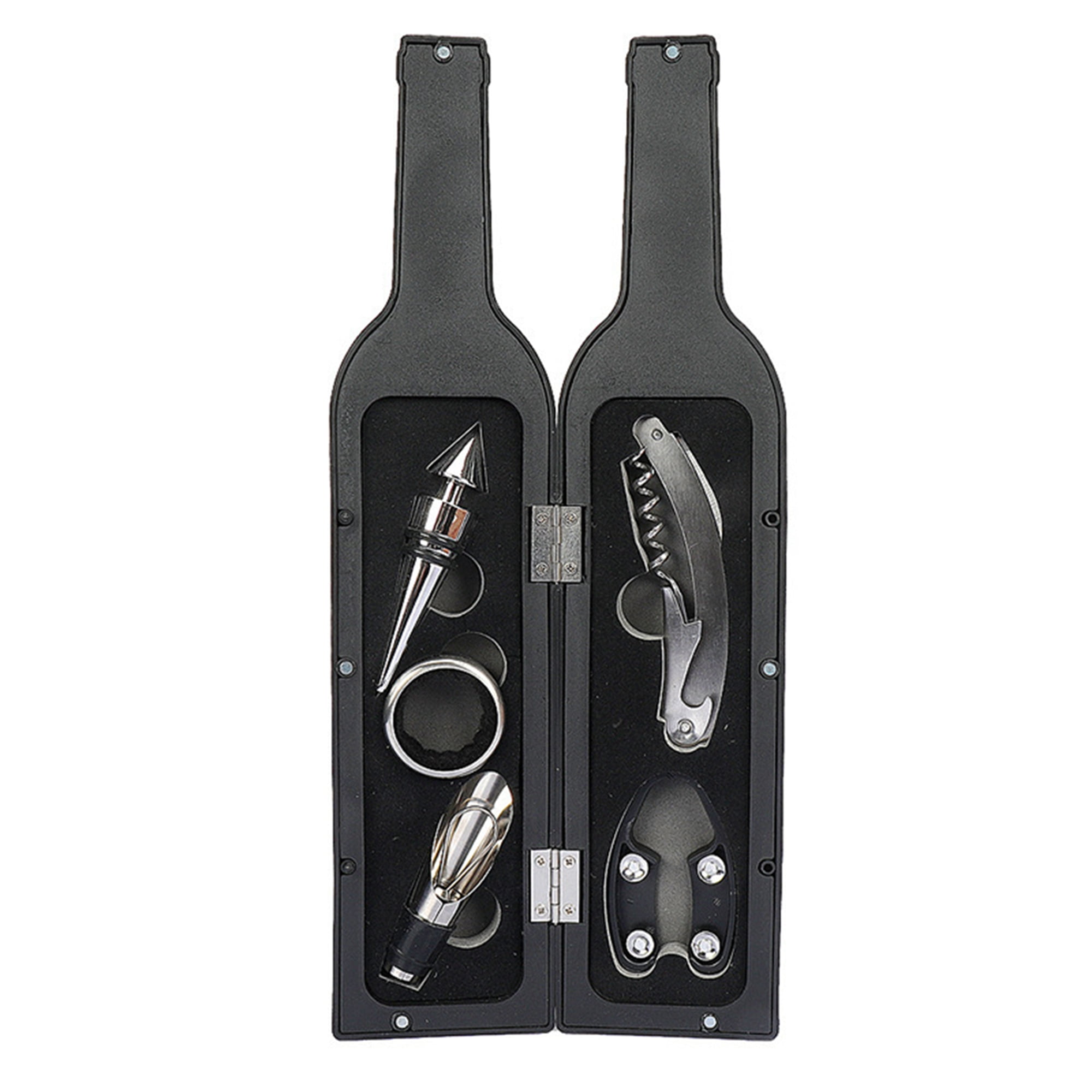 Quick Open with Extra Bottle Opener in a Deluxe Gift Box Set Silver Wing Corkscrew Wine Opener Fashion Design 