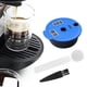 thumbnail image 5 of Cápsula de café Cápsula recargable Cápsula con cepillo Filtro de doble capa con cepillo Juego de cucharas Soporte para cápsulas de café Cápsulas 60ml Macarena Vaina de cápsulas reutilizables, 5 of 8