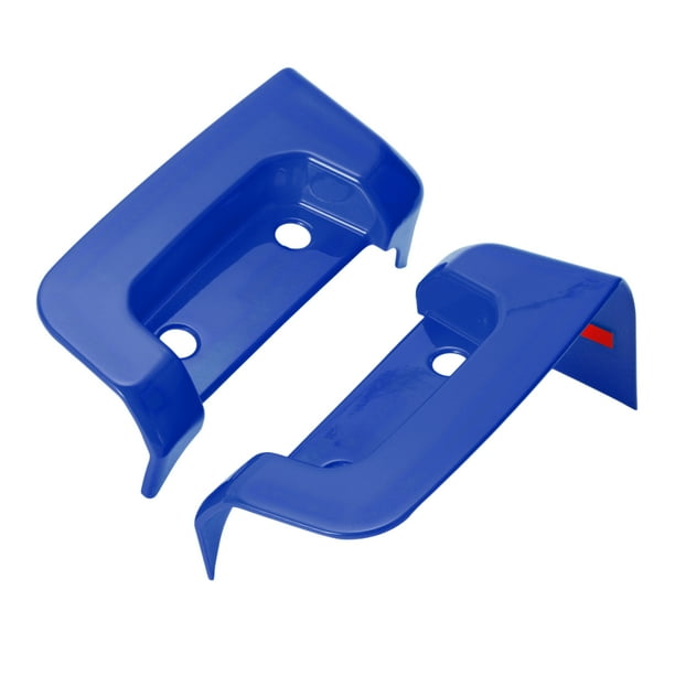Unique Bargains 1 Juego de Cubierta del Marco de la Cerradura de la Puerta Trasera para Jeep Wrangler JL JLU 2018-2024 Cubierta del Panel de la Cerradura ABS Azul
