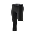thumbnail image 1 of EIMELI One Leg Compression Tights Full Length for Basketball Single Leg Long Pants Sports Base Layer Leggings Black L, 1 of 9