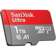 1TB Sandisk Ultra microSDXC UHSI Memory Card for Android A1 CL10 Full HD