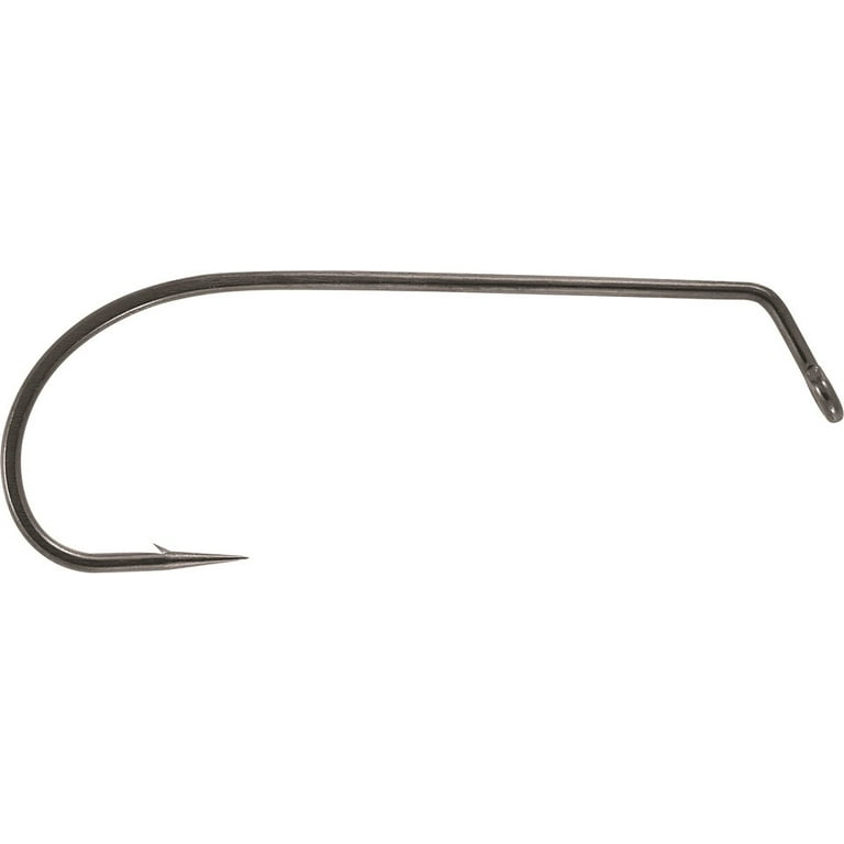 Mustad Ultrapoint 32893NP Jig Hook, 60 Degree Sproat Bend, Ringed - Black  Nickel - 1000 Per Pack Size 4/0 