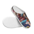 thumbnail image 3 of Lsque Fantasy Colorful Beast Pattern Womens Comfort Cotton on Scuff With Memory Foam and Anti-skid Sole Slipper-42/43, 3 of 7
