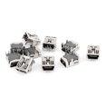 thumbnail image 1 of Unique Bargains 10 Pcs Connecteur de Prise Femelle Mini USB Type B SMT SMD 5 Broches, 1 of 2