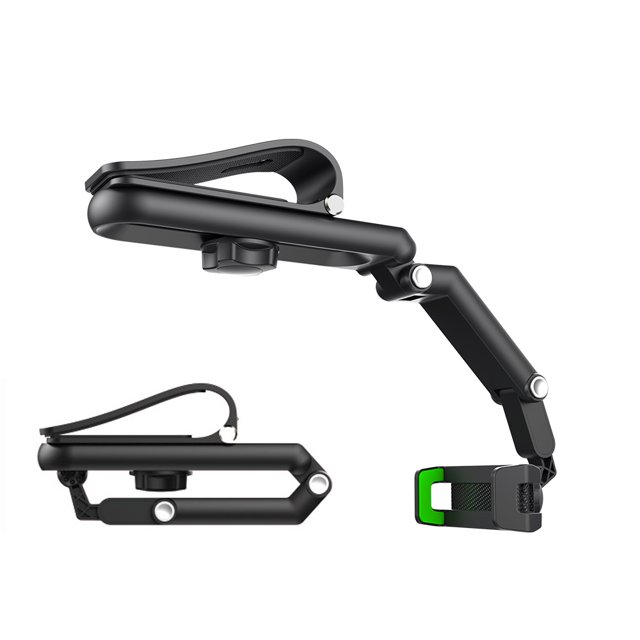 Sturdy Anti-Slip Clip-On Rearview Mirror, Back Seat Phone Mount Car Holder for iPhone 14 Pro Max, 13 Pro, 12, Xs Max, Galaxy S23 Ultra, S22+