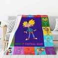 thumbnail image 3 of Manta de felpa suave y cómoda de Hey Arnold, manta de felpa ligera y cálida de franela y mantas para sofá cama de 40 x 30 pulgadas, 3 of 8