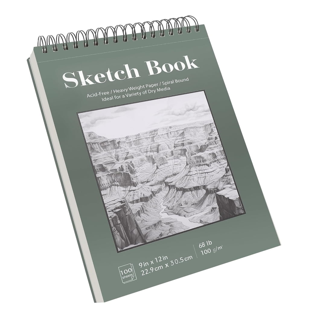 Art Drawing Pad Sketchbook Strong Binding High Density Paper Resists Bleed