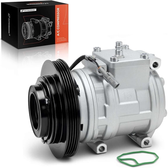 A-Premium Air Conditioner AC Compressor with Clutch Compatible with Toyota Corolla 1989-1997 & Geo Prizm 1989-1992