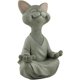 thumbnail image 3 of Estatua de Buda meditando con un gato gris caprichoso, escultura decorativa para jardín interior y exterior, colección Happy Cat, regalos para amantes de los gatos, mujeres, amantes de los, 3 of 7