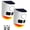 2pcs, variant on Solar Infrared Sound & Light Alarm Outdoor,Motion Detector 129dB Siren Sound Alert with 13 Sounds,6LED Red Flashing Warning Strobe Security Light for Home Villa Yard Barn Farm Coop Garden