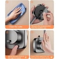 thumbnail image 6 of ABPETE Suction Cup Shower Head Holder - Angle Adjustable Spring Arm, Flexible Wall Mount Shower Hose Holder, Removable Hand Held Shower Bracket with Vacuum Lock & Bonus Hook for Bathroom, Kitchen, 6 of 7