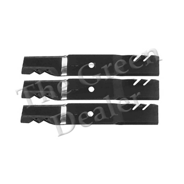 48C and 48A Accel Deep Gator Blade Set For John Deere Mowers (3 Blades