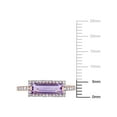 thumbnail image 2 of Everly Women's Amethyst 14k Rose Gold Ring, 2 of 7