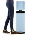 thumbnail image 6 of happimess Betty Retro 8-Gallon Step-Open Trash Can, Tide Pool Blue, HPM1007I, 6 of 10