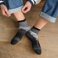 thumbnail image 3 of Naloa Monochrome Leopard Horse Ankle Socks for Women Non Slip Socks No Show Socks Classic Low Cut Casual Socks Casual Socks, 3 of 7