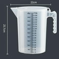 thumbnail image 2 of Measuring Cup with Scale Liquid Container Clear Measuring Jug with Handle Tea Shop Kitchen Accessories, 2 of 7