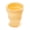 Cream Yellow, variant on Collapsible Silicone Travel Cup with Leak-Proof Lid, Portable Expandable Drinking Bottle for Outdoor Hiking and Camping, BPA-Free Heat Resistant Pocket Water Cup for Gym and Commuting