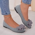 thumbnail image 7 of Women's Pointed Toe Knit Mary Jane Ballet Flats for Office Casual Wear Stretchy Dressy Slip-On Shoes with Arch Support, 7 of 7