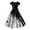 Black, variant on TSADFHJI Slip Skirt for Women under Dress Women Dress Elegant Knee Length Sleeveless Dress Bridesmaid Party Dress M Black